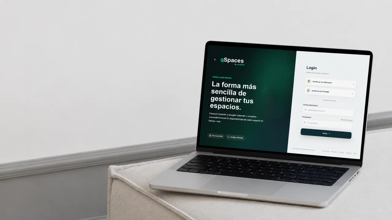 Plataforma qSpaces para gestionar dispositivos y salas